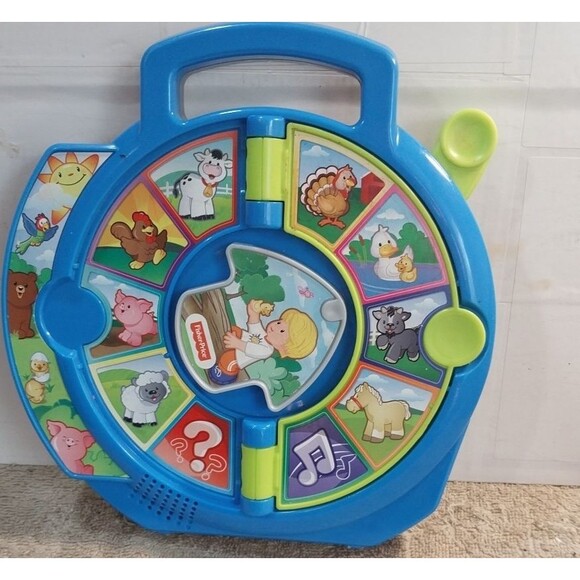 Fisher-Price The Farmer Says See N Say Animals & Sounds Blue 2015 Mattel Toy - Picture 1 of 4